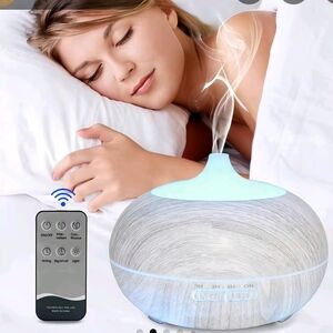 Aromatherapy Diffuser with Remote Control - Silver